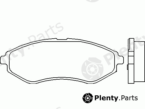  MINTEX part MDB2637 Brake Pad Set, disc brake