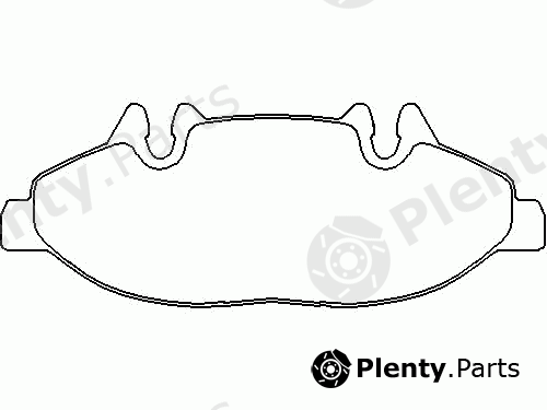  MINTEX part MDB2678 Brake Pad Set, disc brake
