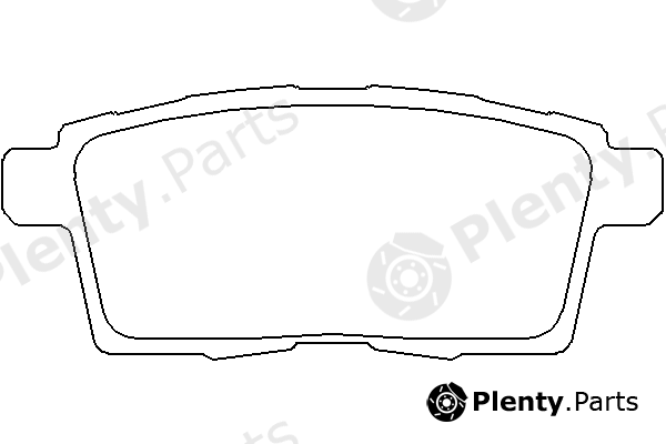  MINTEX part MDB2886 Brake Pad Set, disc brake