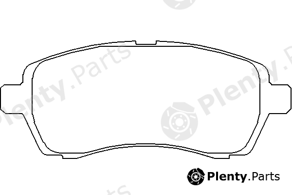  MINTEX part MDB2875 Brake Pad Set, disc brake