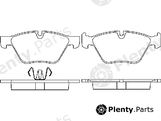  MINTEX part MDB2699 Brake Pad Set, disc brake