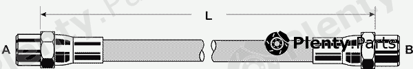  PEX part 27.012 (27012) Brake Hose