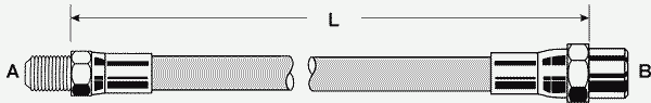  PEX part 32.711 (32711) Brake Hose