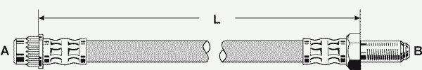  PEX part 32.941 (32941) Brake Hose