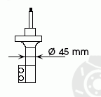  KYB part 322027 Shock Absorber