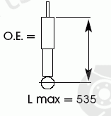  KYB part 353018 Shock Absorber