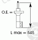  KYB part 324023 Shock Absorber