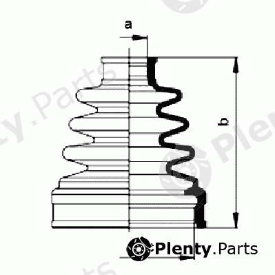  FRIESEN part QJB1020 Bellow Set, drive shaft