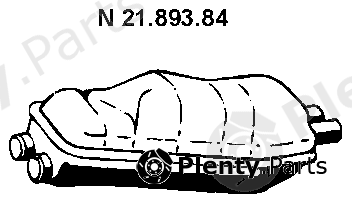  EBERSPÄCHER part 21.893.84 (2189384) End Silencer