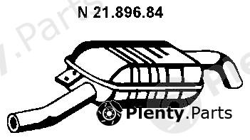  EBERSPÄCHER part 21.896.84 (2189684) End Silencer