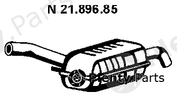  EBERSPÄCHER part 21.896.85 (2189685) End Silencer