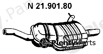  EBERSPÄCHER part 21.901.80 (2190180) End Silencer