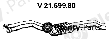  EBERSPÄCHER part 21.699.80 (2169980) Front Silencer