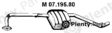  EBERSPÄCHER part 07.195.80 (0719580) Middle Silencer