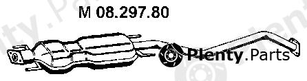  EBERSPÄCHER part 08.297.80 (0829780) Middle Silencer