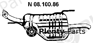  EBERSPÄCHER part 08.100.86 (0810086) End Silencer