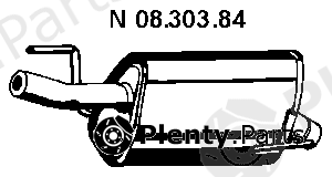  EBERSPÄCHER part 08.303.84 (0830384) End Silencer