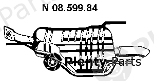  EBERSPÄCHER part 08.599.84 (0859984) End Silencer