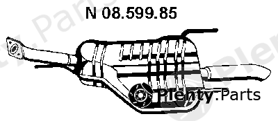  EBERSPÄCHER part 08.599.85 (0859985) End Silencer