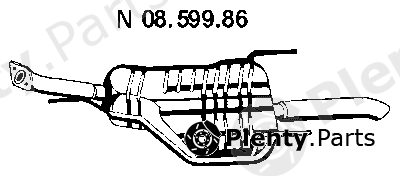  EBERSPÄCHER part 08.599.86 (0859986) End Silencer