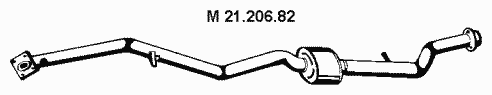  EBERSPÄCHER part 21.206.82 (2120682) Middle Silencer