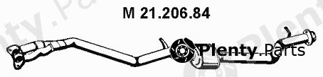  EBERSPÄCHER part 21.206.84 (2120684) Middle Silencer