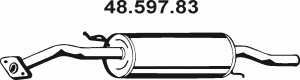  EBERSPÄCHER part 48.597.83 (4859783) End Silencer