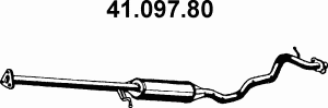  EBERSPÄCHER part 41.097.80 (4109780) Middle Silencer