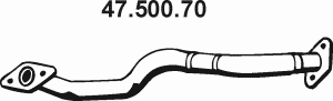  EBERSPÄCHER part 47.500.70 (4750070) Exhaust Pipe