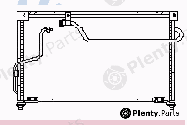  NISSENS part 94293 Condenser, air conditioning