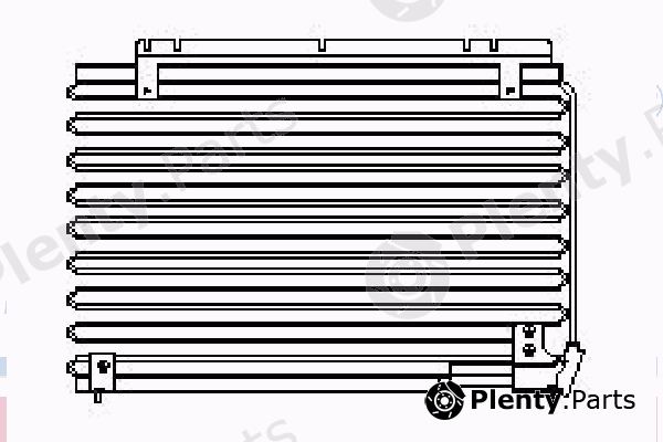  NISSENS part 94576 Condenser, air conditioning
