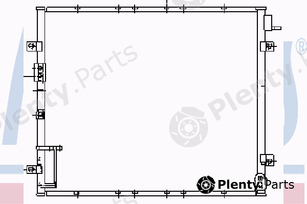  NISSENS part 94636 Condenser, air conditioning