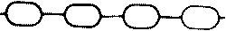  VICTOR REINZ part 71-53568-00 (715356800) Gasket, intake manifold