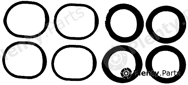  VICTOR REINZ part 11-38553-01 (113855301) Gasket Set, intake manifold