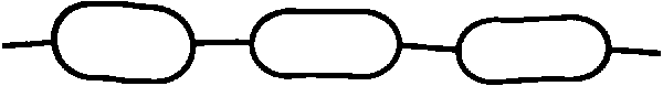  VICTOR REINZ part 71-31801-00 (713180100) Gasket, intake manifold