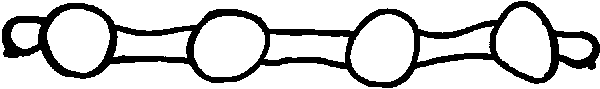  VICTOR REINZ part 71-34841-00 (713484100) Gasket, intake manifold