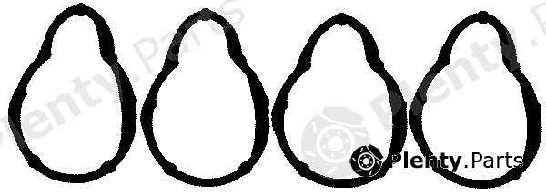  VICTOR REINZ part 11-37141-01 (113714101) Gasket Set, intake manifold