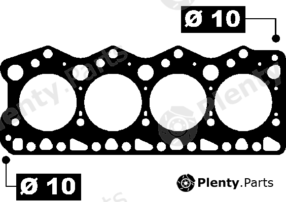  AJUSA part 10049800 Gasket, cylinder head
