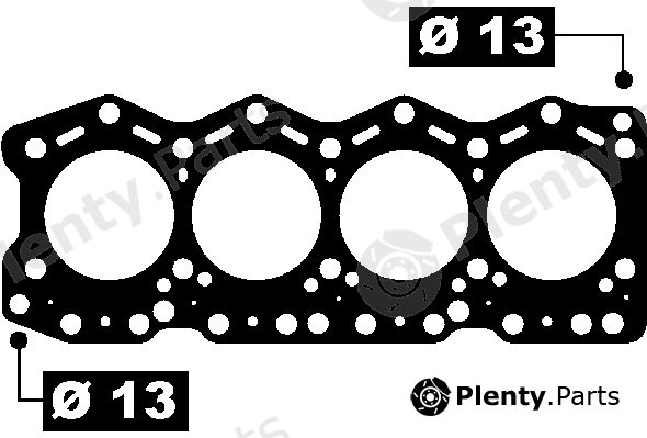  AJUSA part 10081000 Gasket, cylinder head