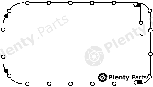  AJUSA part 14066700 Gasket, wet sump