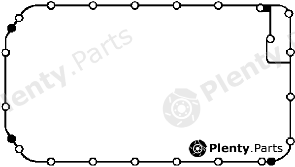  AJUSA part 14077400 Gasket, wet sump
