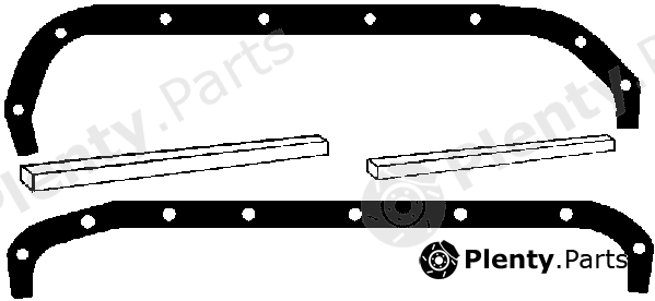  AJUSA part 59001700 Gasket Set, wet sump