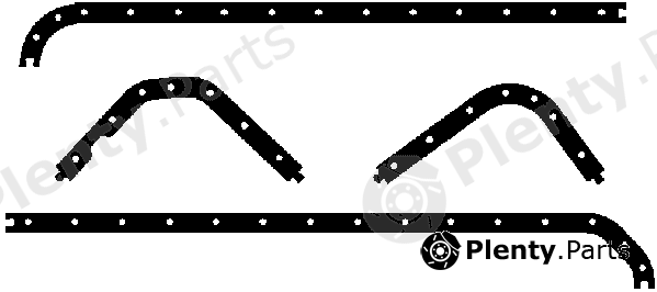  AJUSA part 59002800 Gasket Set, wet sump