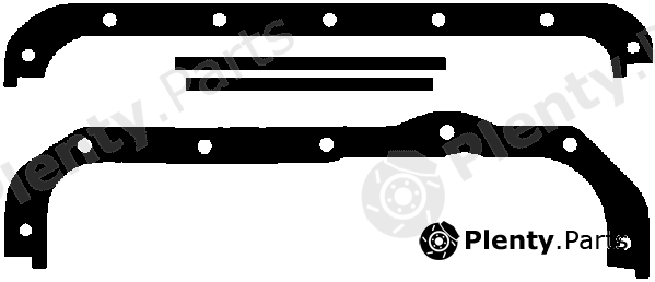  AJUSA part 59003400 Gasket Set, wet sump