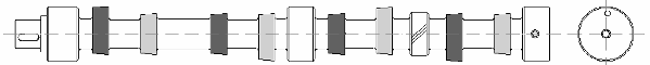 AJUSA part 93025400 Camshaft