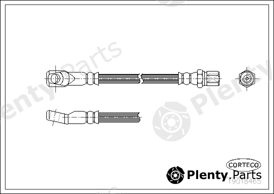  CORTECO part 19018465 Brake Hose