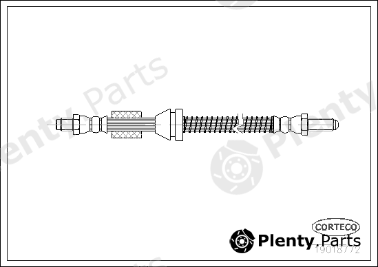  CORTECO part 19018772 Brake Hose