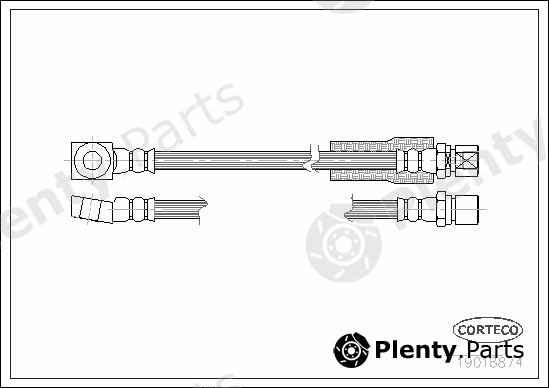  CORTECO part 19018874 Brake Hose
