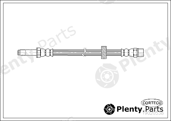  CORTECO part 19020538 Brake Hose