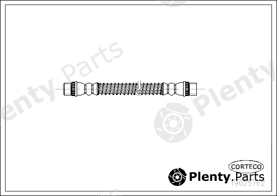  CORTECO part 19025762 Brake Hose